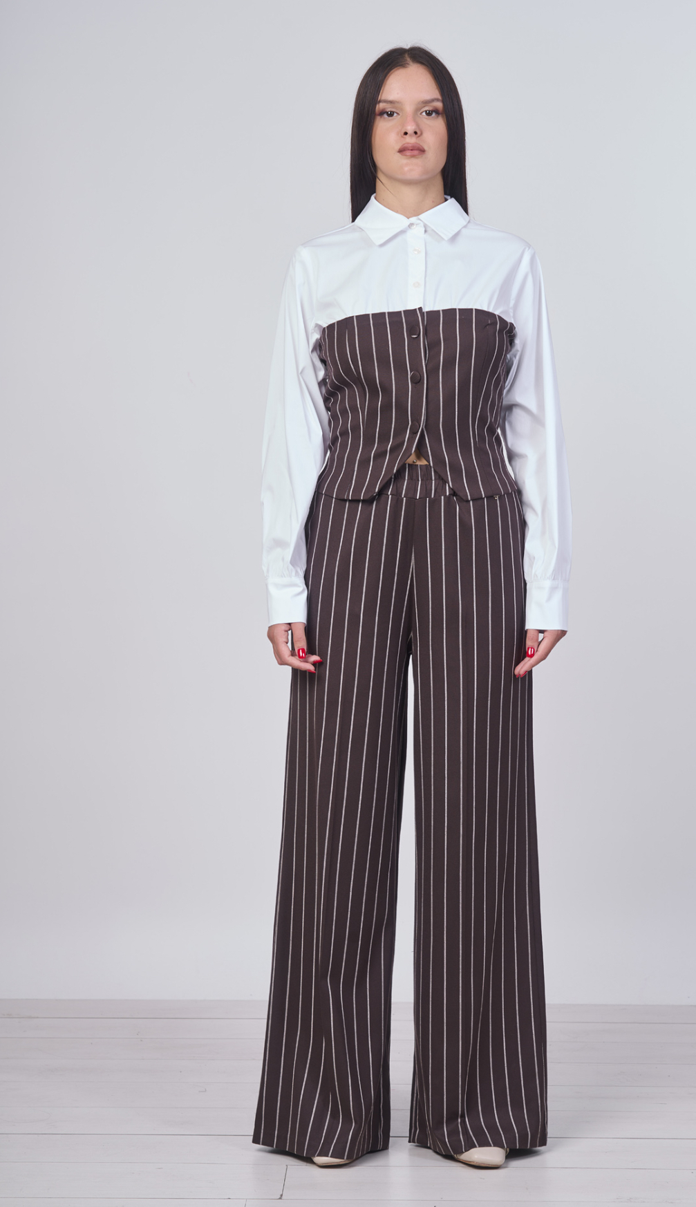 COMPLETO COORDINATO A RIGHE